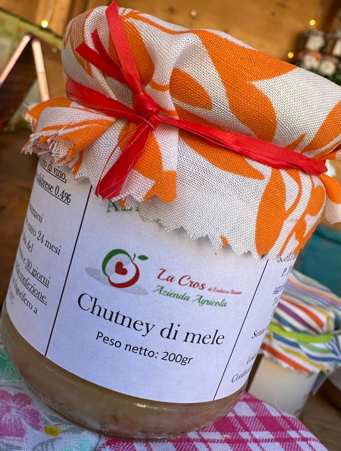 Vasetto di chutney di mele