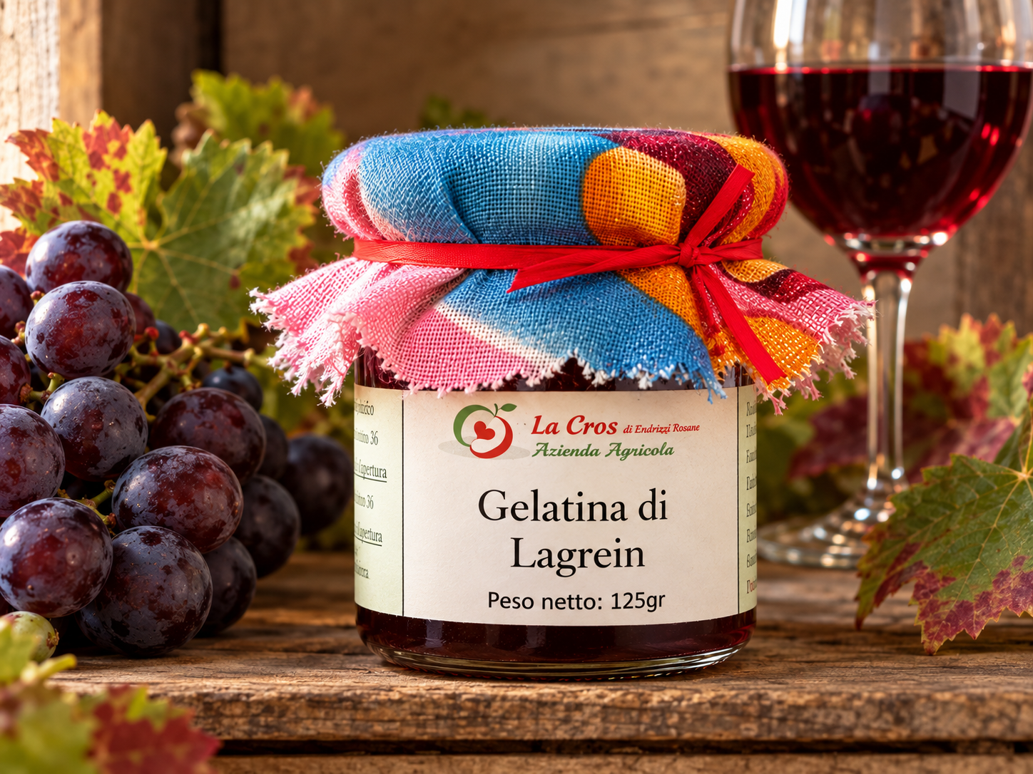 Vasetto di gelatina di Lagrein