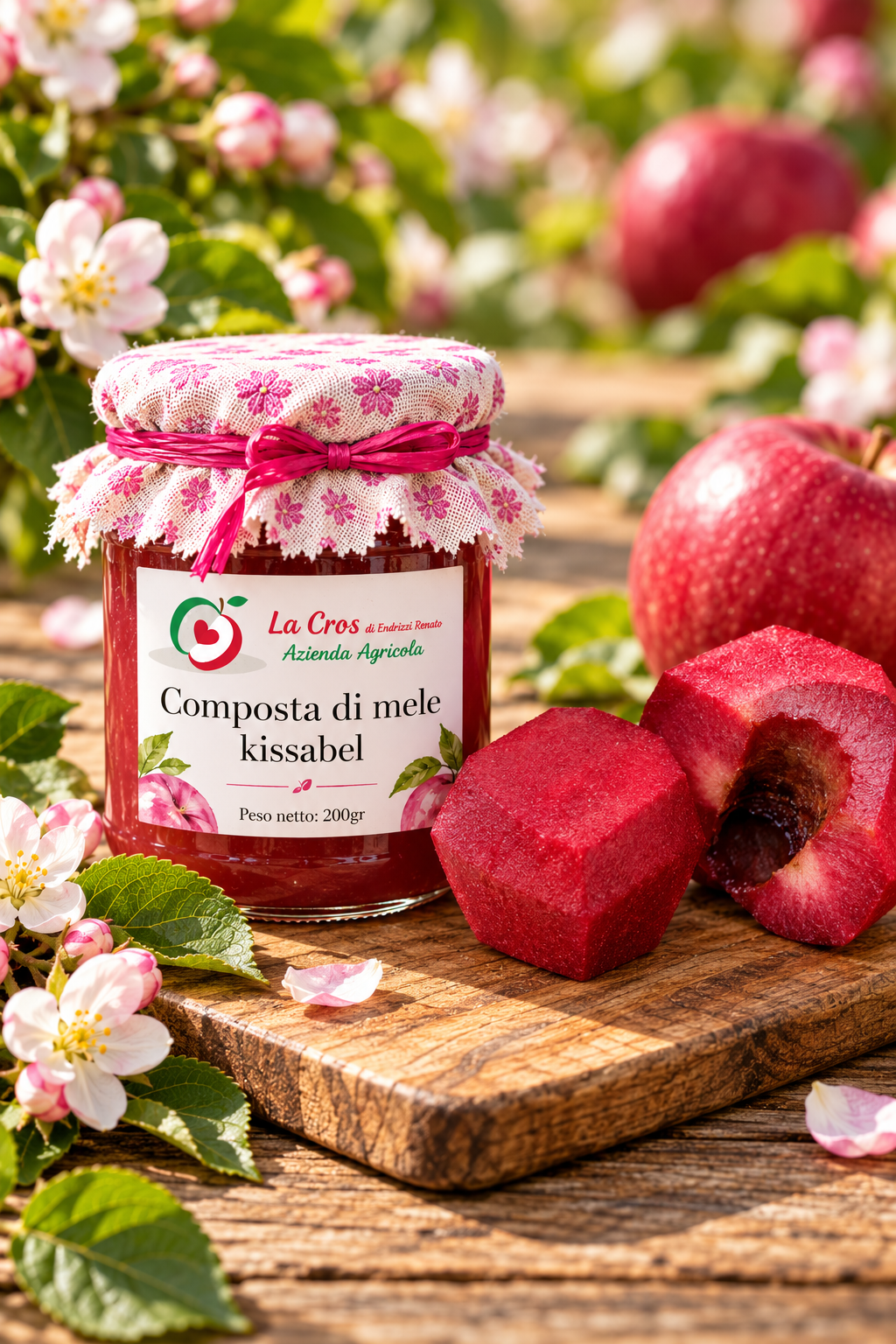 Vasetto di composta di mele kissabel