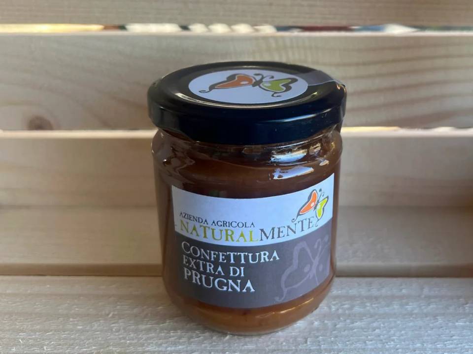 Vasetto di confettura prugna